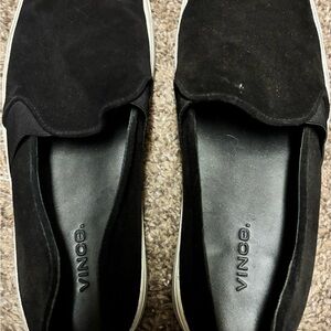 Vince Preston Women's Black Slip-On Shoes